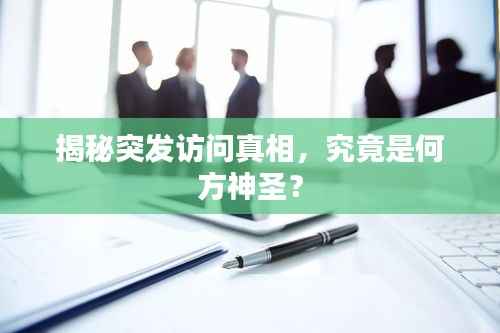 揭秘突发访问真相,究竟是何方神圣?