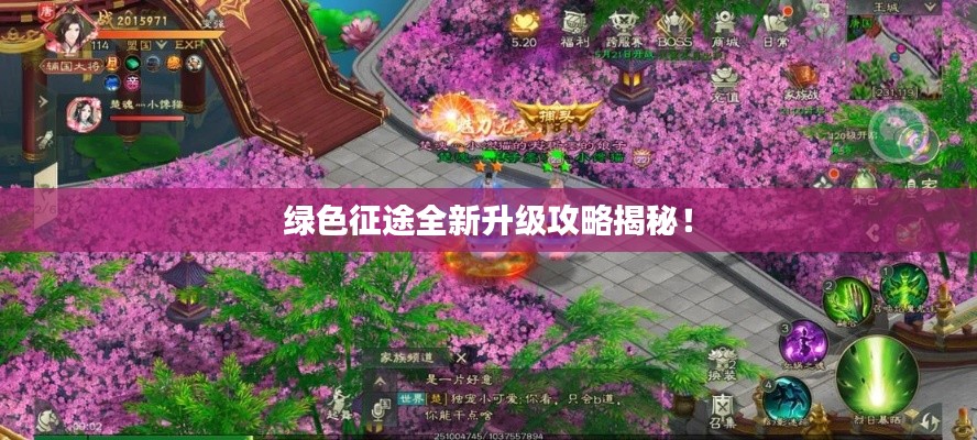 绿色征途全新升级攻略揭秘！