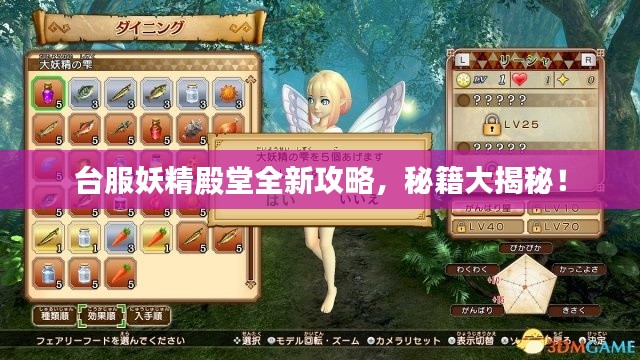 台服妖精殿堂全新攻略,秘籍大揭秘!