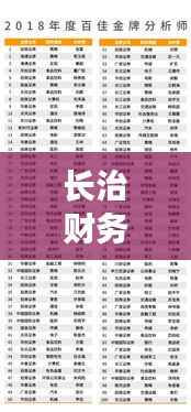长治财务软件公司排名揭秘,行业影响力榜单揭晓!