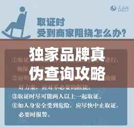 独家品牌真伪查询攻略,保障消费者权益的必备指南